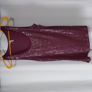 Sequin tank top